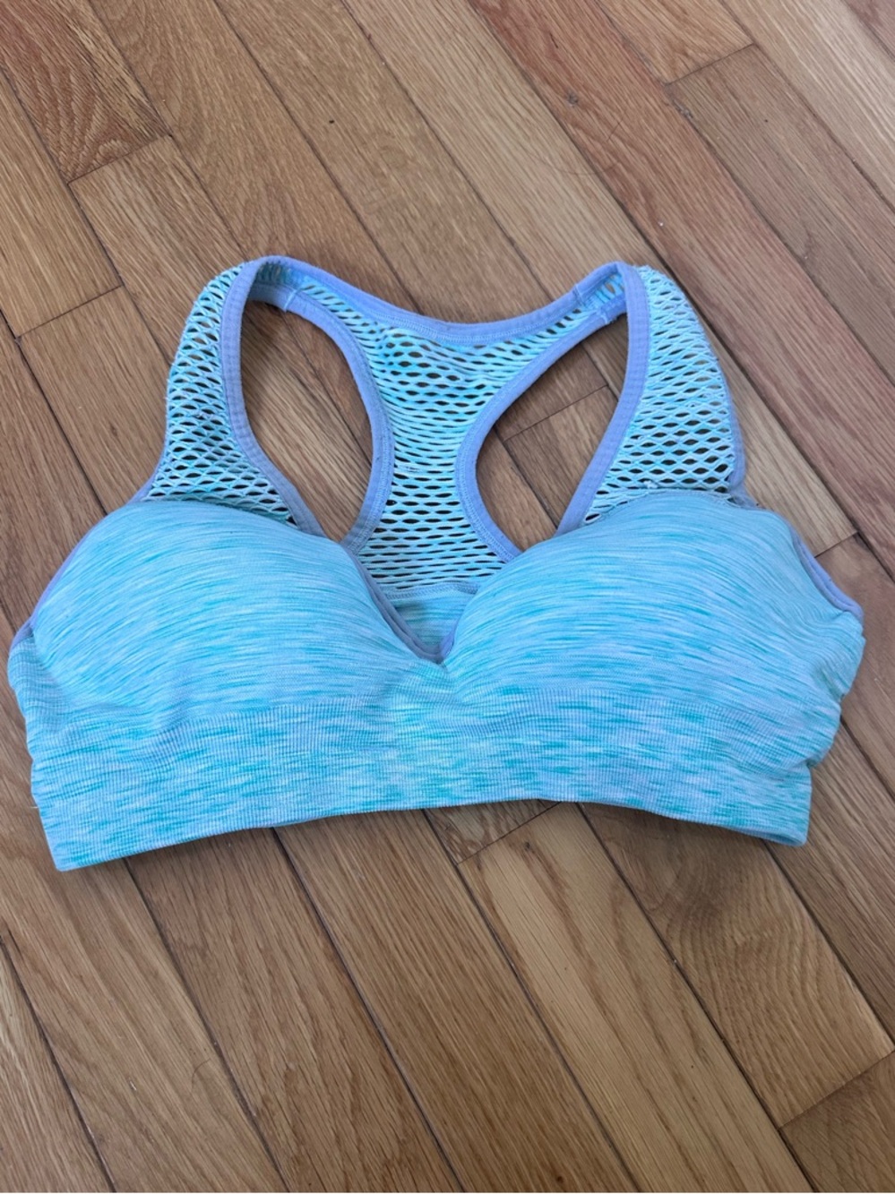 PINK Victoria's Secret Mint Green Sports Bra Size Large